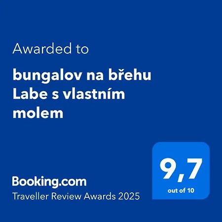 Na Brehu Labe S Vlastnim Molem Casa de Férias *